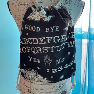 Ouiji Handmade Drawstring Cotton Backpack